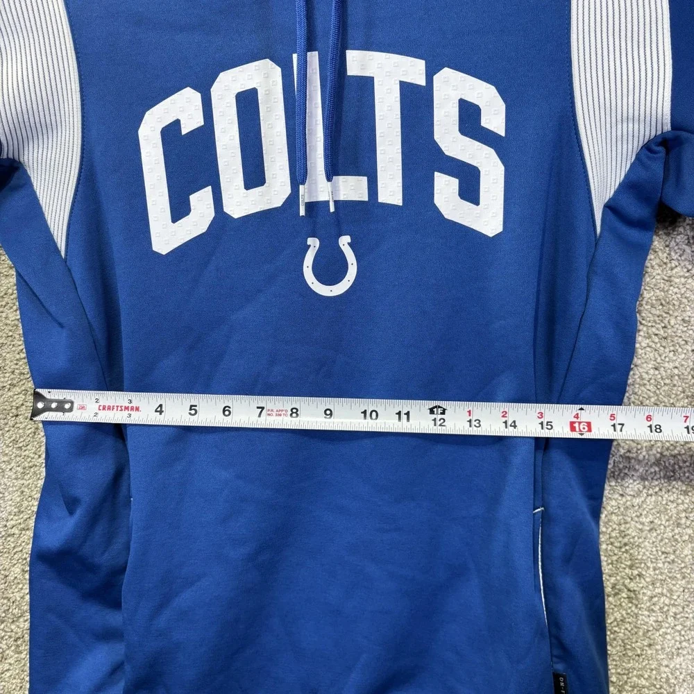 Indianapolis‎ Colts Sweatshirt Womens Medium NFL Football Therma Fit Nike Hoodie